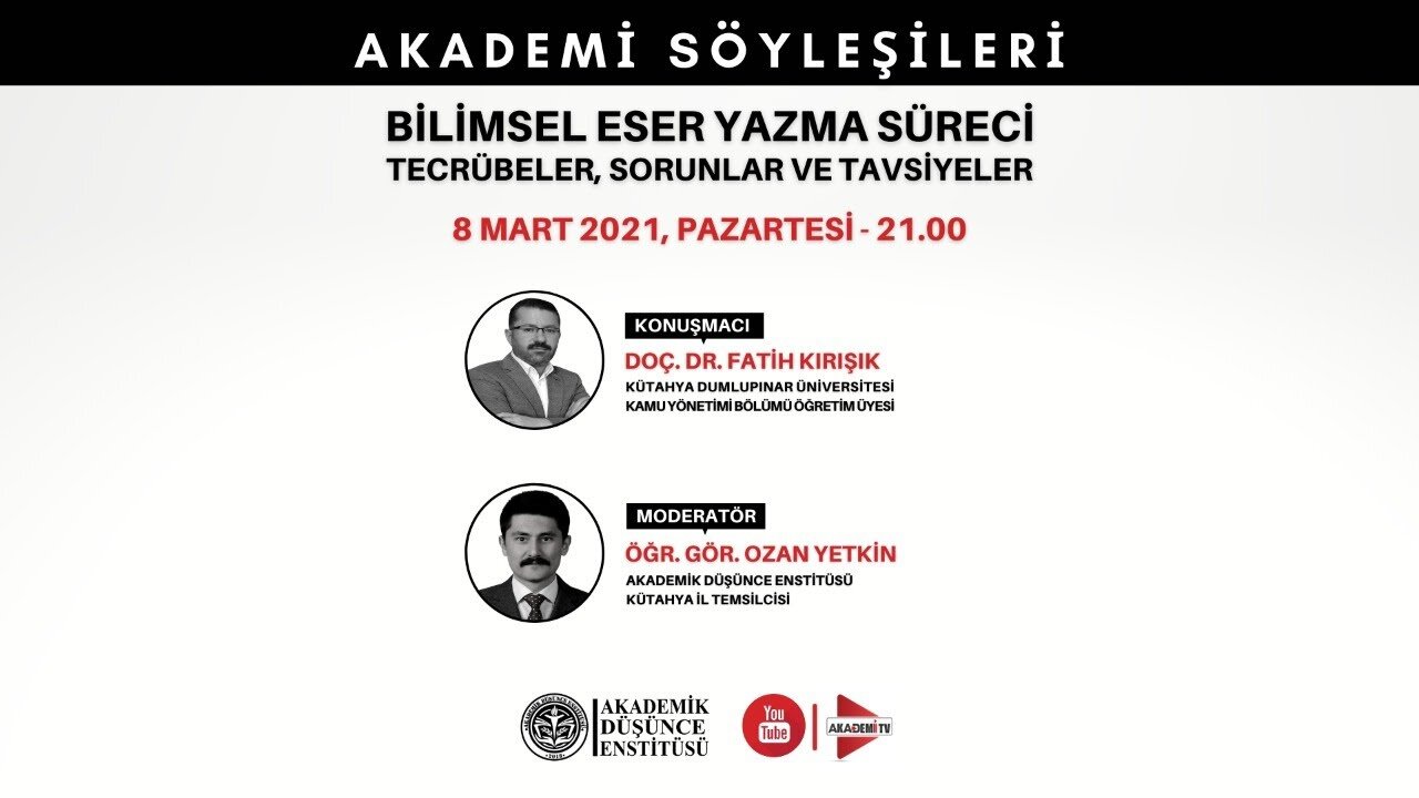 Bilimsel Eser Yazma Süreci: Tecrübeler, Sorunlar ve Tavsiyele
