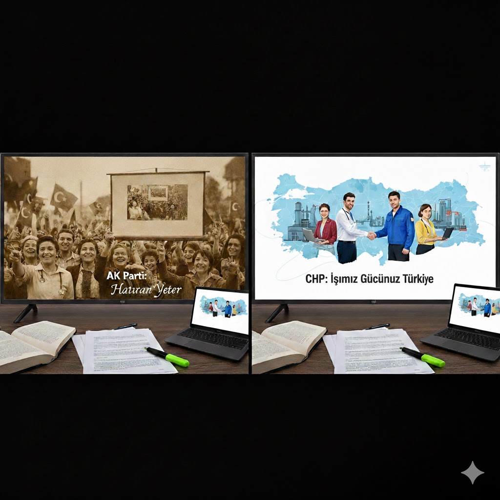 2024 Yerel Seçimlerinde Kullanılan Reklam Filmlerinin Göstergebilimsel Analizi: AK Parti’nin “Hatıran Yeter” Ve CHP’nin “İşimiz Gücümüz Türkiye” Örneği